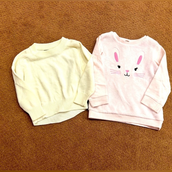 Bundle of Two Girls Sweater and Sweatshirt Size 3T - Picture 1 of 5